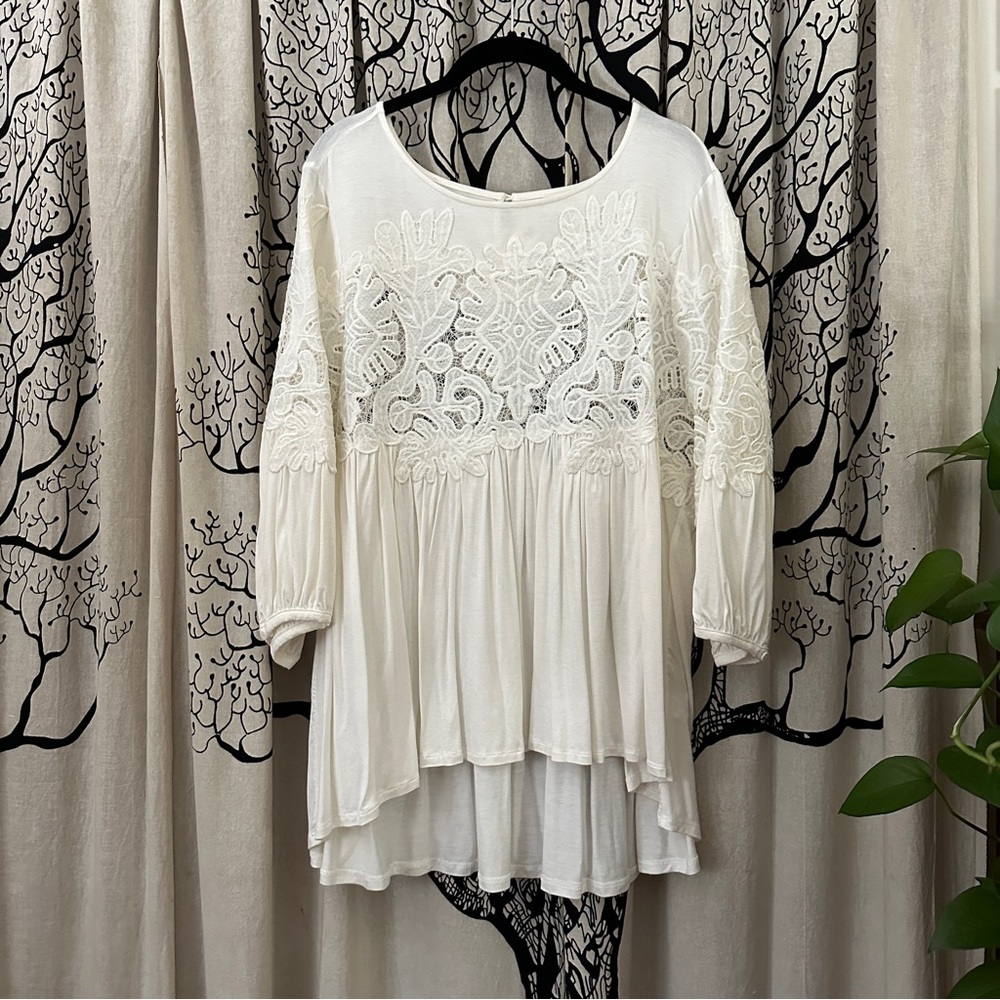 NWT Anthropologie Deletta Desi Lace Blouse